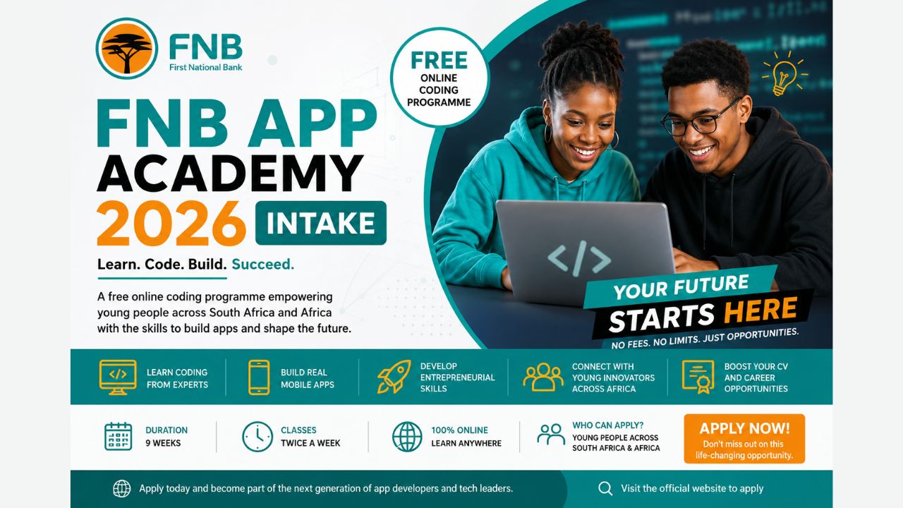 FNB App Academy 2026 Intake – Free Online Coding Programme | Apply Now