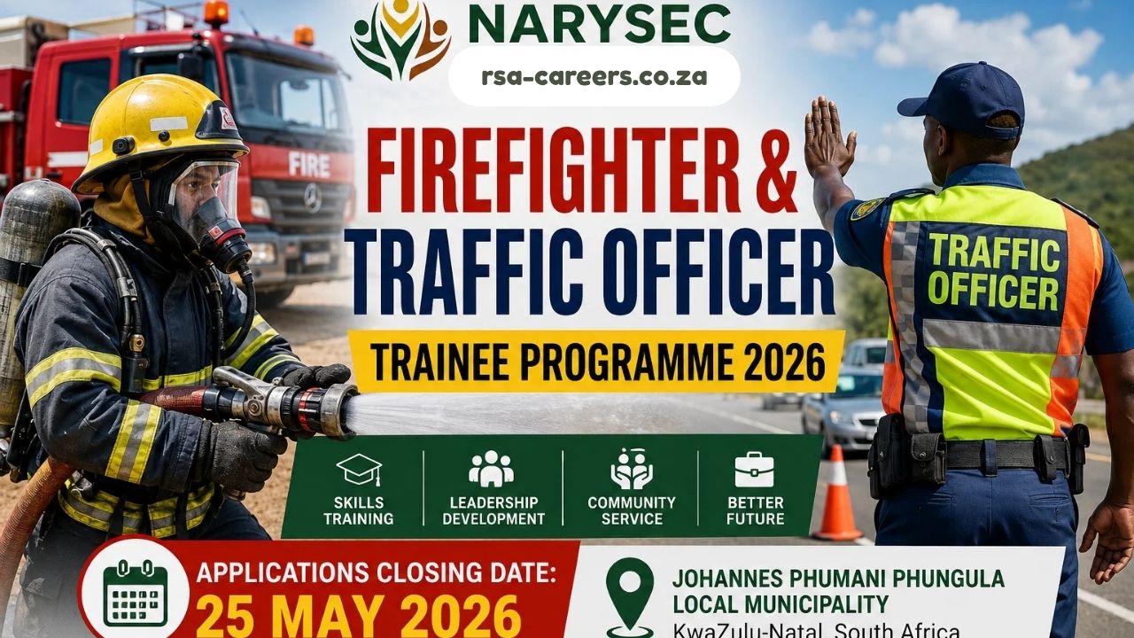 NARYSEC Firefighter & Traffic Officer Trainee Programme 2026