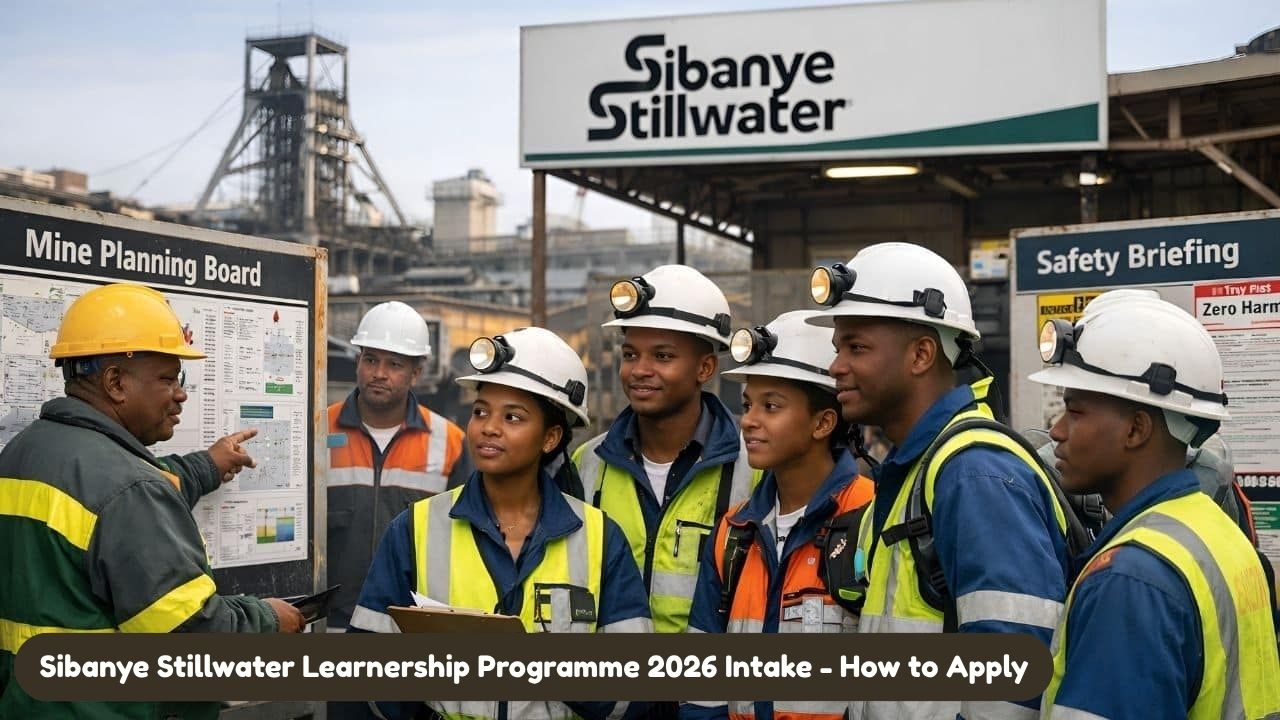 Sibanye Stillwater Learnership Programme 2026 Intake - How to Apply
